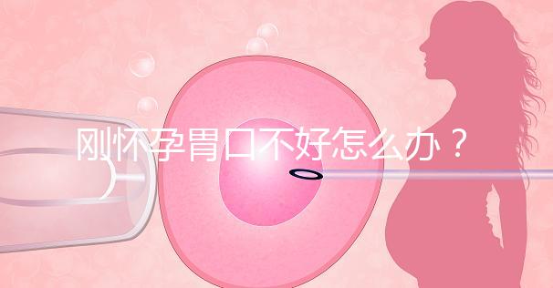 剛懷孕胃口不好怎么辦？