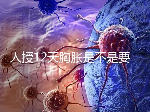 人授12天胸脹是不是要來例假了難說,脹痛嚴(yán)重請驗(yàn)孕