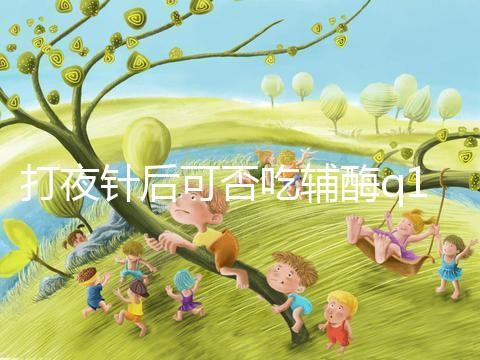 打夜針后可否吃輔酶q10答案在這，作用大且不會提前排卵