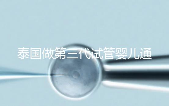 泰國做第三代試管嬰兒通常費用多少？高嗎？